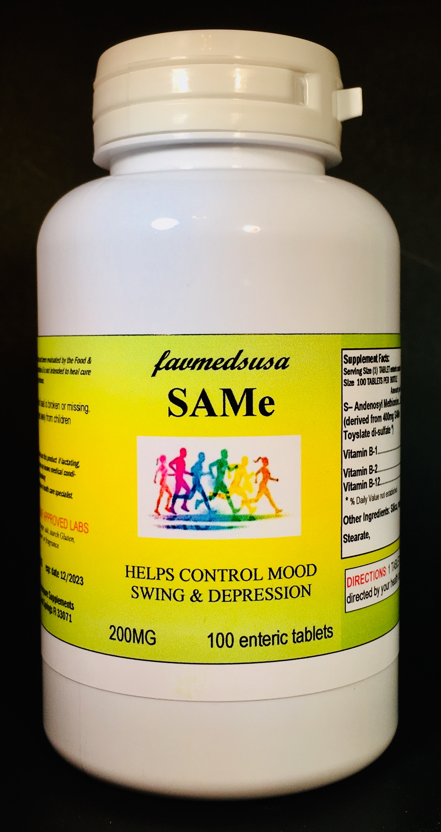 SAM-e 200mg - 100 tablets